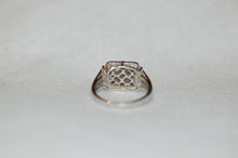 Load image into Gallery viewer, Nine Stone Diamond Signet Ring
