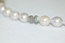 Load image into Gallery viewer, Baroque Pearl and Labradorite Necklace and Earrings Set