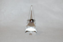 Load image into Gallery viewer, Tahitian and Diamond Fan Platinum Ring