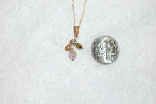 Load image into Gallery viewer, Fancy Diamonds Four Leaf Gold Necklace