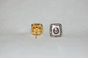Diamond Cobblestone Earrings