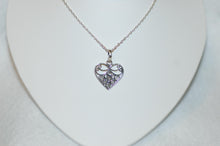 Load image into Gallery viewer, Diamond Stained Glass Heart Pendant