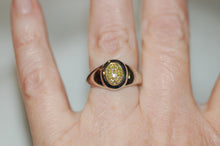 Load image into Gallery viewer, Limoncello Diamond Pave Silver Signet Ring