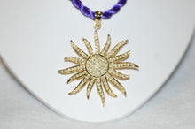 Load image into Gallery viewer, Victorian Style Diamond Sun Pendant