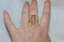 Load image into Gallery viewer, Stained Glass Diamond Ring