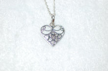 Load image into Gallery viewer, Diamond Stained Glass Heart Pendant