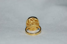 Load image into Gallery viewer, Diamond Oval Cobblestone Silver Ring