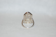 Load image into Gallery viewer, Diamond Stained Glass Shield Ring