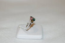 Load image into Gallery viewer, Six Teardrop Tourmaline Ring