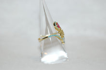 Load image into Gallery viewer, Gemstone Fan Cocktail Ring