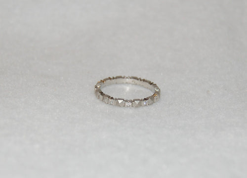 Chris Correia Platinum Skinny 'Sugarloaf' Diamond Band Ring
