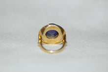 Load image into Gallery viewer, Tanzanite Cabochon Saturn Ring