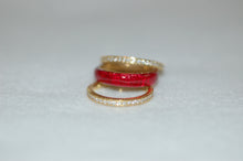 Load image into Gallery viewer, Hidalgo Wide Enamel Band Ring