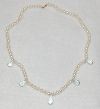 Load image into Gallery viewer, Mint Amethyst Drops and Pearl Necklace