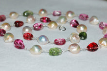Load image into Gallery viewer, Pearl and Quartz Bubble Gum Necklace