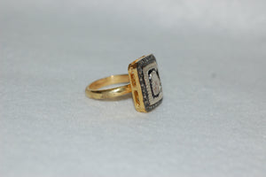 Diamond Cobblestone Ring