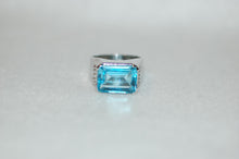 Load image into Gallery viewer, Bold Topaz Cocktail Ring