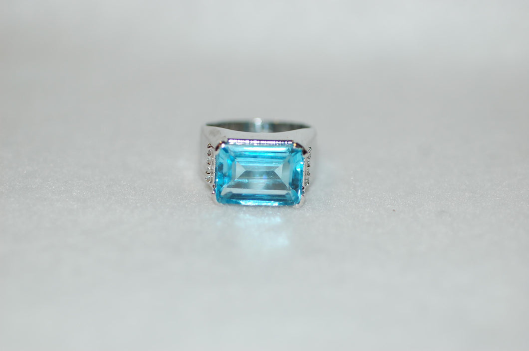 Bold Topaz Cocktail Ring