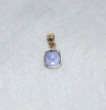 Load image into Gallery viewer, Tanzanite Freeform Solitaire Necklace