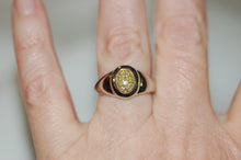 Load image into Gallery viewer, Limoncello Diamond Pave Silver Signet Ring