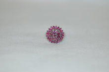 Load image into Gallery viewer, Marquise Ruby Cluster Ring