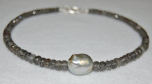 Load image into Gallery viewer, Baroque Tahitian Pearl and Rutilated Quartz Choaker