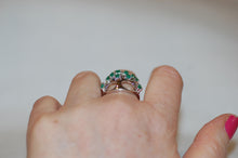 Load image into Gallery viewer, Emerald Tree of Life Ring