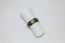 Load image into Gallery viewer, Hidalgo Plique A Jour Multi Color Enamel and Diamonds Band