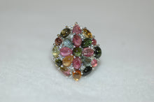 Load image into Gallery viewer, Tourmaline Caviar Ring
