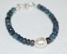Load image into Gallery viewer, South Sea Pearl and Blue Labradorite Duo