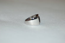 Load image into Gallery viewer, Tourmaline and Onyx Signet Ring