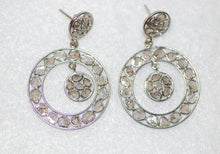 Load image into Gallery viewer, Diamond Stained Glass Door Knocker Dangle Earrings