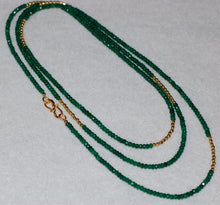 Load image into Gallery viewer, Never-ending Emerald Necklace