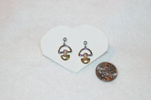 Load image into Gallery viewer, Modern Doorknocker Diamond Earrings