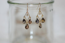 Load image into Gallery viewer, Sapphire Chandelier Earrings