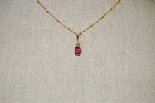 Load image into Gallery viewer, Ruby and Diamond Classic Necklace