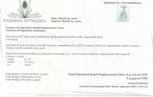 Load image into Gallery viewer, WOW! Emarald and Diamond Teardrop Necklace