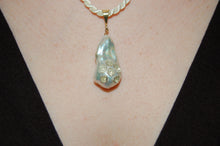 Load image into Gallery viewer, Baroque Pearl and Rough Cut Diamonds Tear Drop Pendant