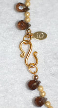Load image into Gallery viewer, Smokey Topaz Briolette Necklace