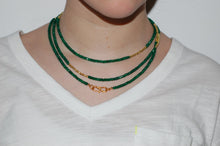 Load image into Gallery viewer, Never-ending Emerald Necklace