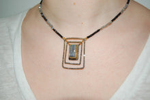 Load image into Gallery viewer, Art Deco Labradorite Necklace