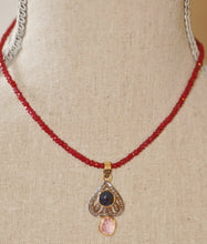 Load image into Gallery viewer, Sapphire Petal Necklace