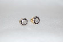 Load image into Gallery viewer, Antique Style Diamond Stud Earrings