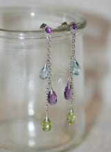 Load image into Gallery viewer, Trinity Briolette Hanging Earrings