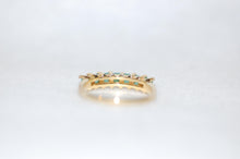 Load image into Gallery viewer, Emerald Seven Stone Ring