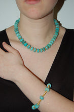 Load image into Gallery viewer, Amazonite and Stardust Bead Duo