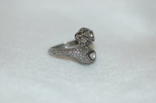 Load image into Gallery viewer, Double Cobra Diamond Ring
