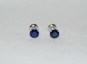 Sapphire Stud Earrings