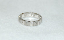 Load image into Gallery viewer, Chris Correia Fine Jewelry Platinum &#39;Sugarloaf&#39; Two Diamond Band Ring