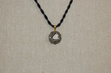 Load image into Gallery viewer, Antique Style Bold Scroll and Filigree Diamond Necklace